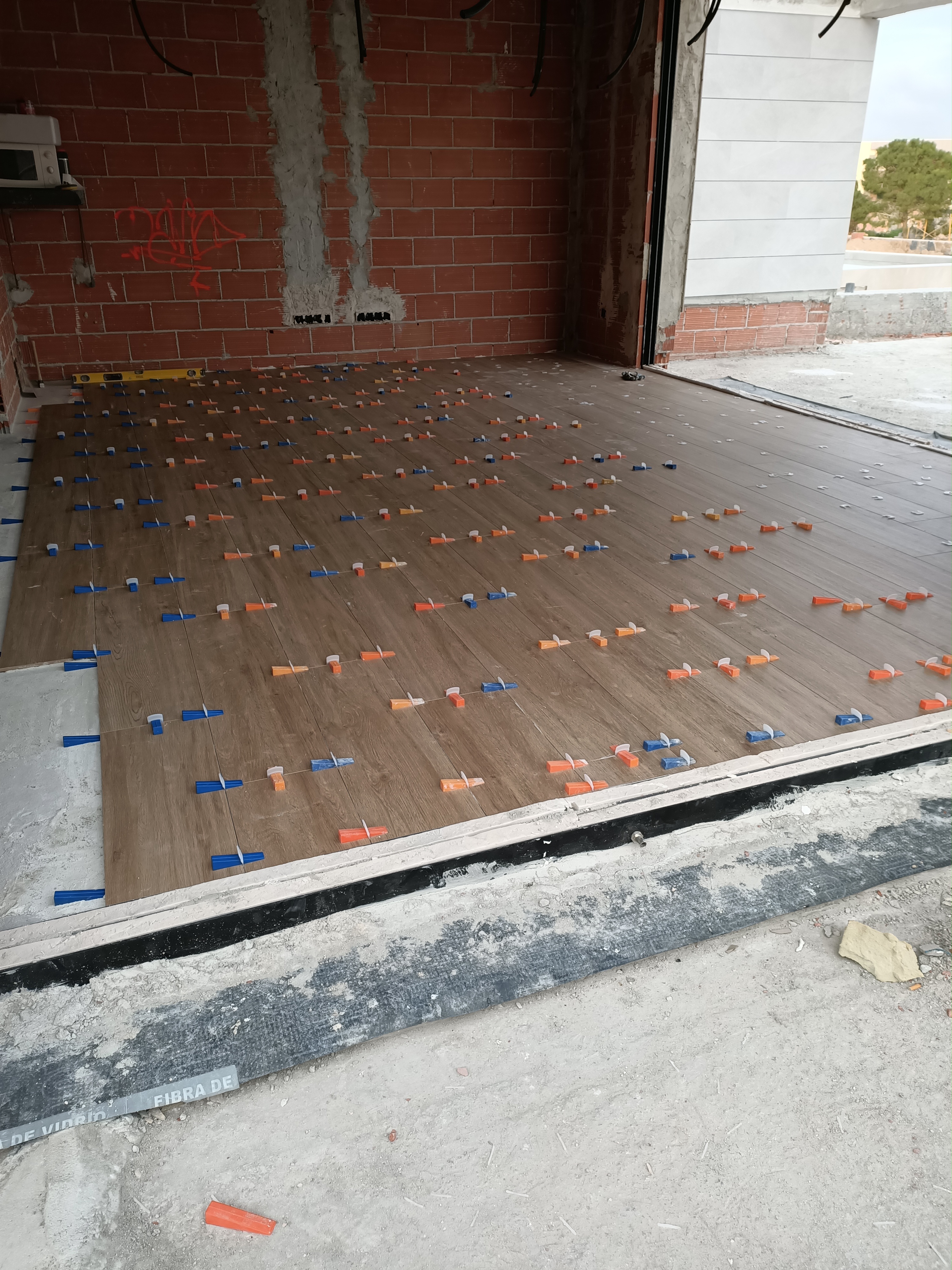 Azulejo PRO Portafolio. Instalación los azulejos, losas, baldosas