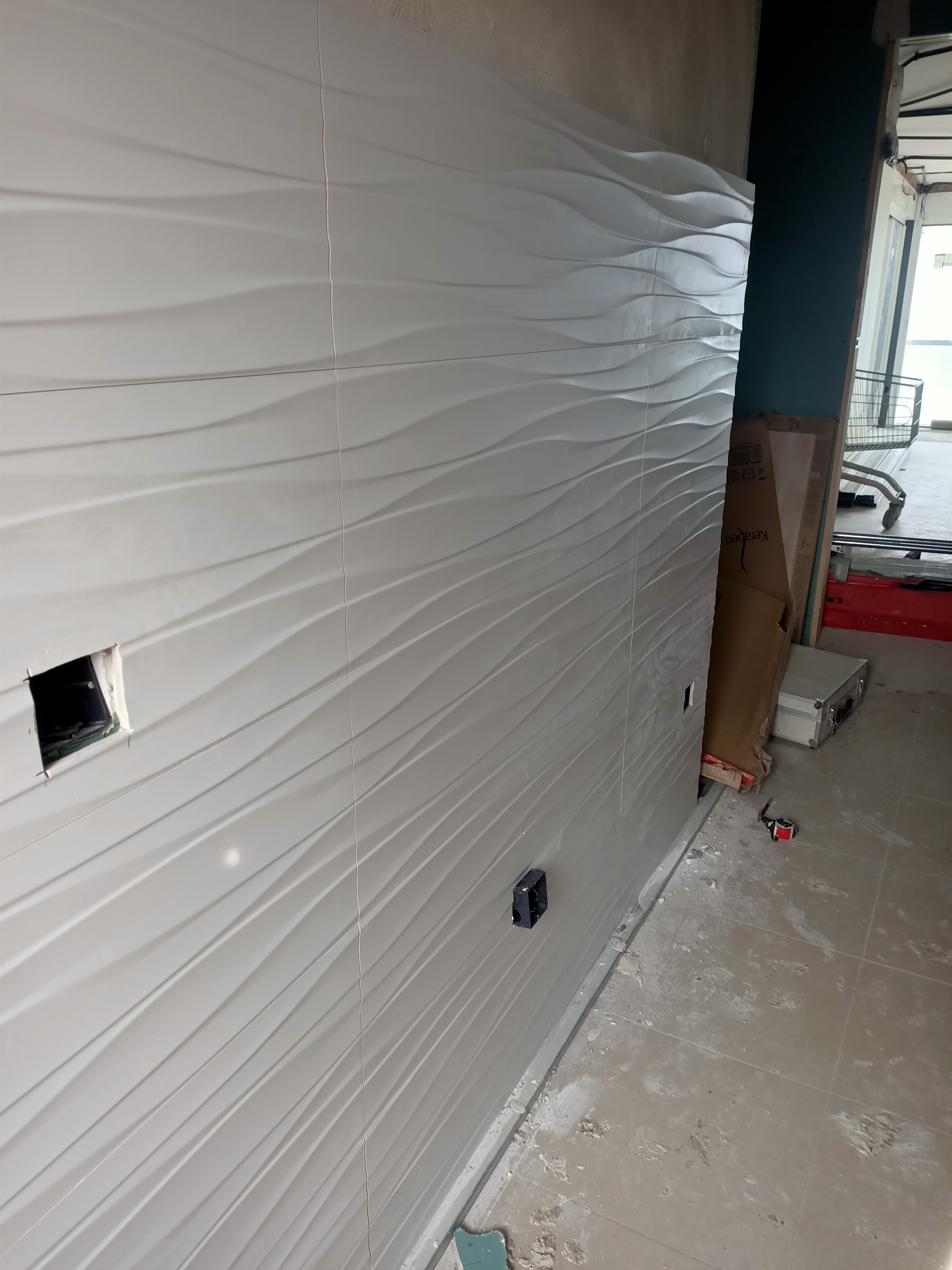 Azulejo PRO Portafolio. Instalación los azulejos, losas, baldosas