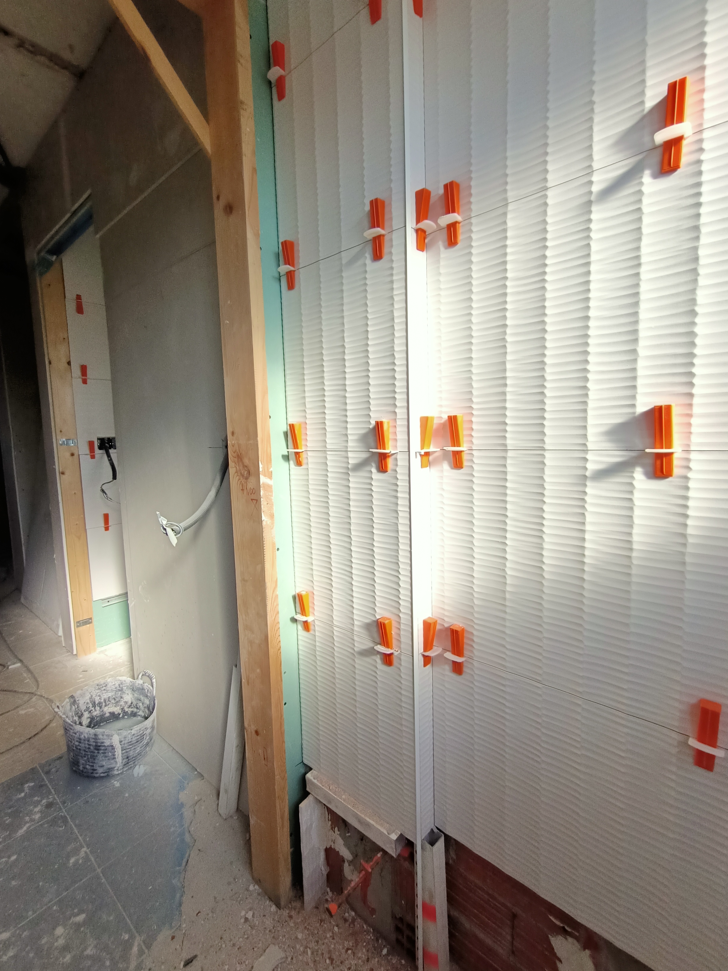 Azulejo PRO Portafolio. Instalación los azulejos, losas, baldosas