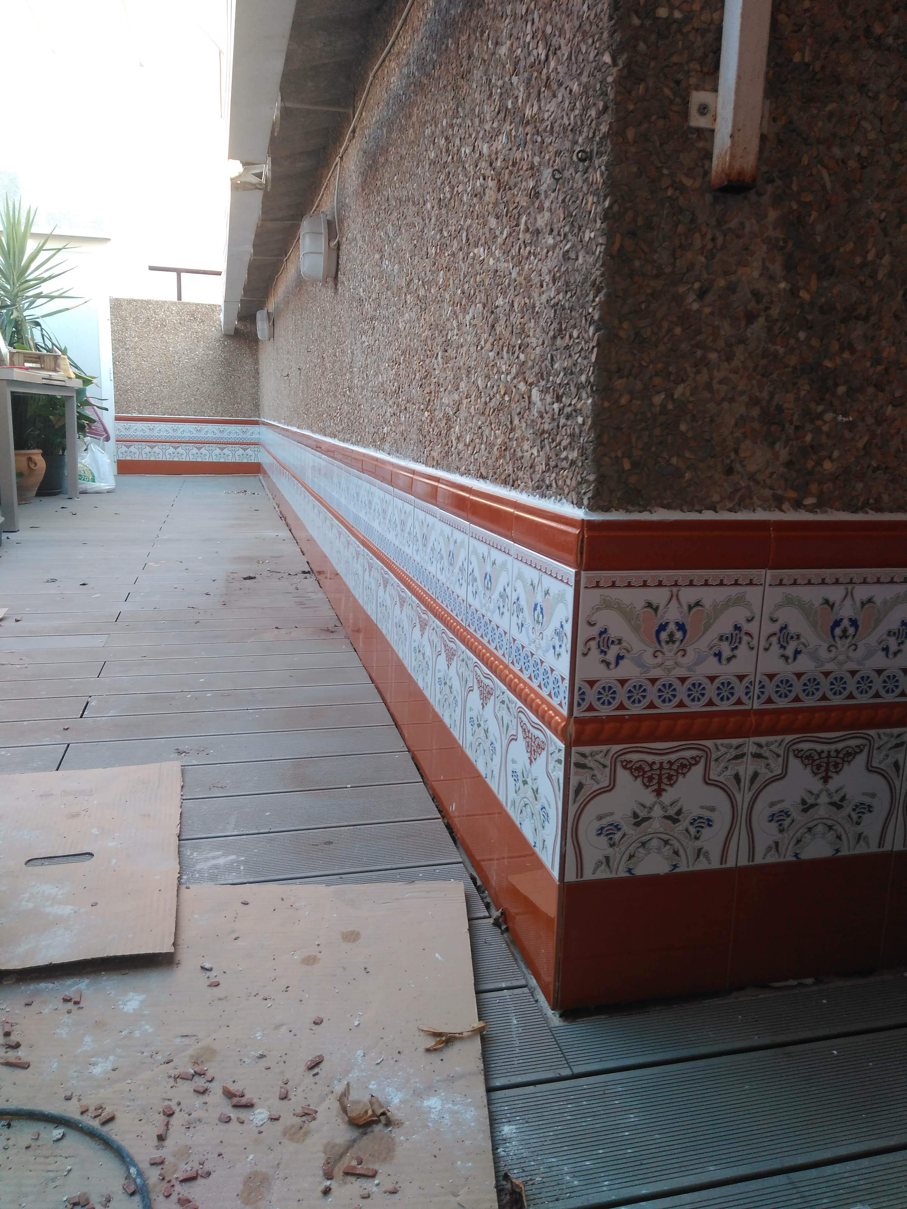 Azulejo PRO Portafolio. Instalación los azulejos, losas, baldosas